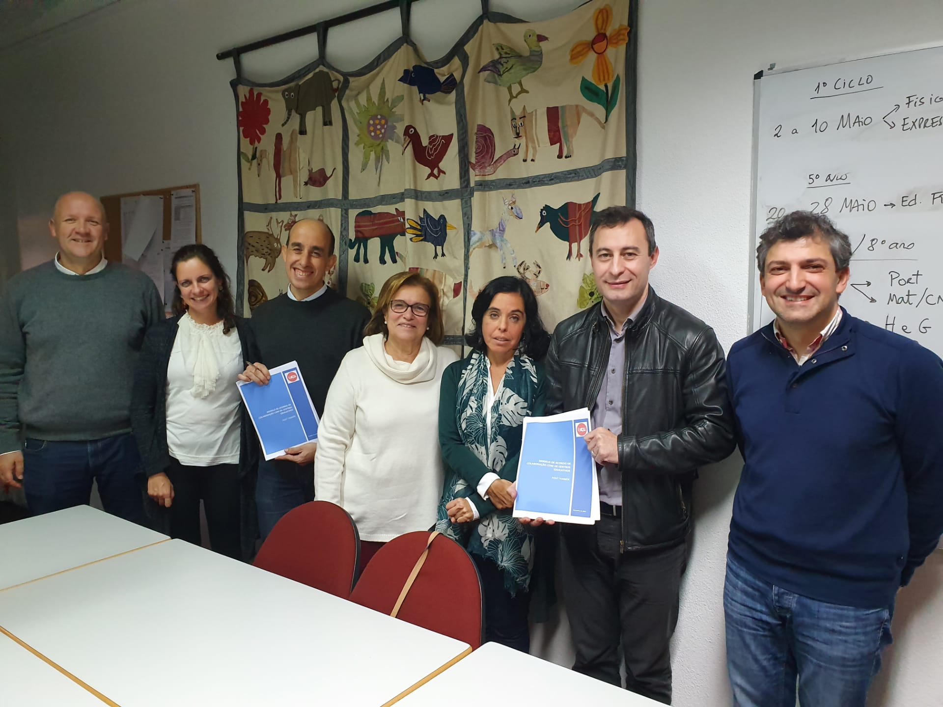 Assinatura do protocolo de colaboração